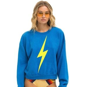 Aviator Nation Bolt Relaxed Crew Sweatshirt
